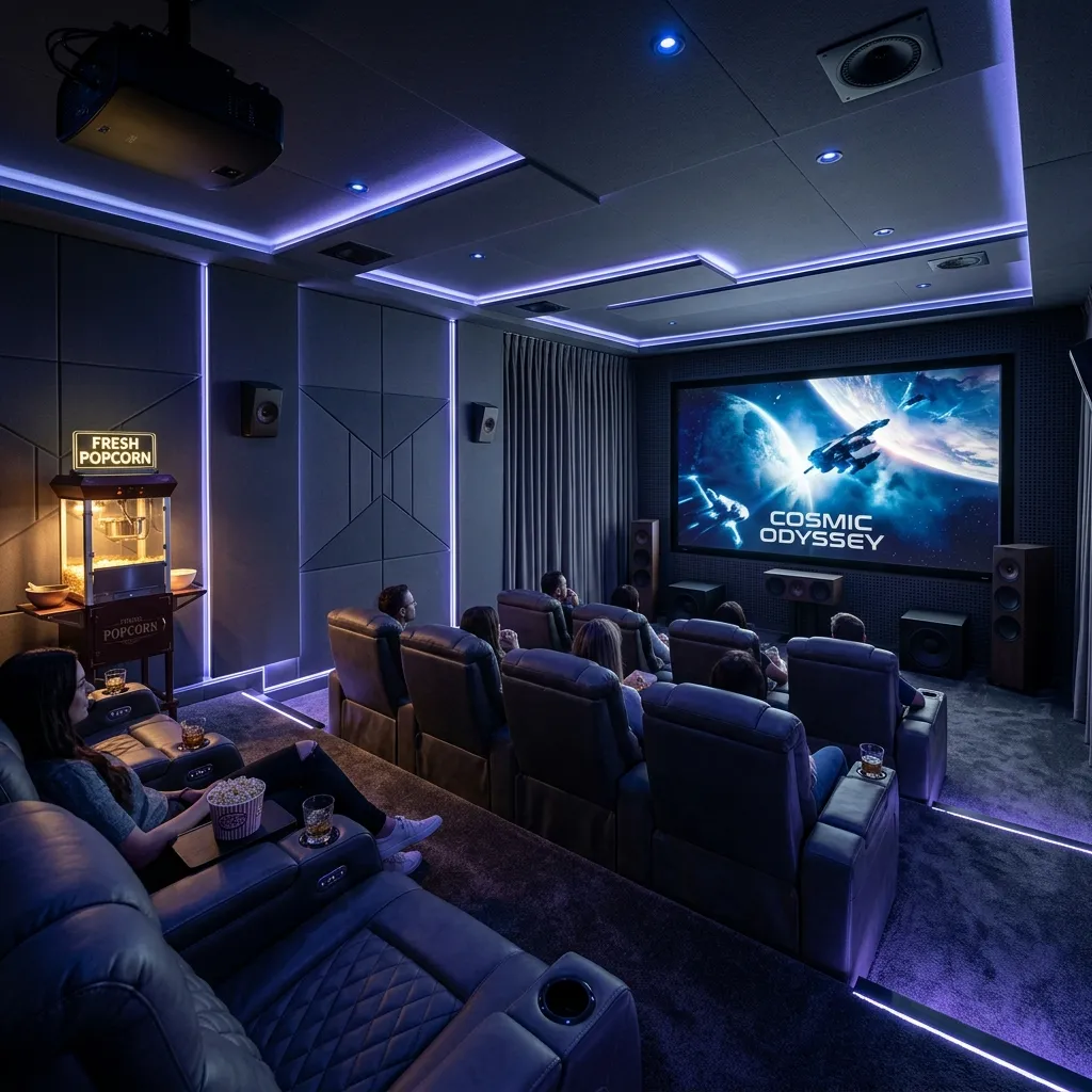 Premium home theatre room